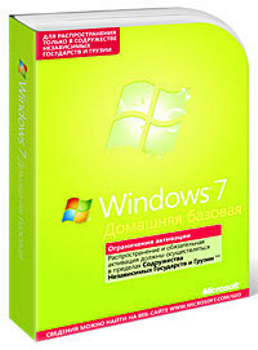 Microsoft Windows 7 Домашняя базовая (Windows 7 Home Basic) OEM
